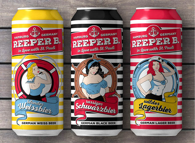 ondesign erstellt Packaging für Biermarke Reeper B. - 3 Sorten