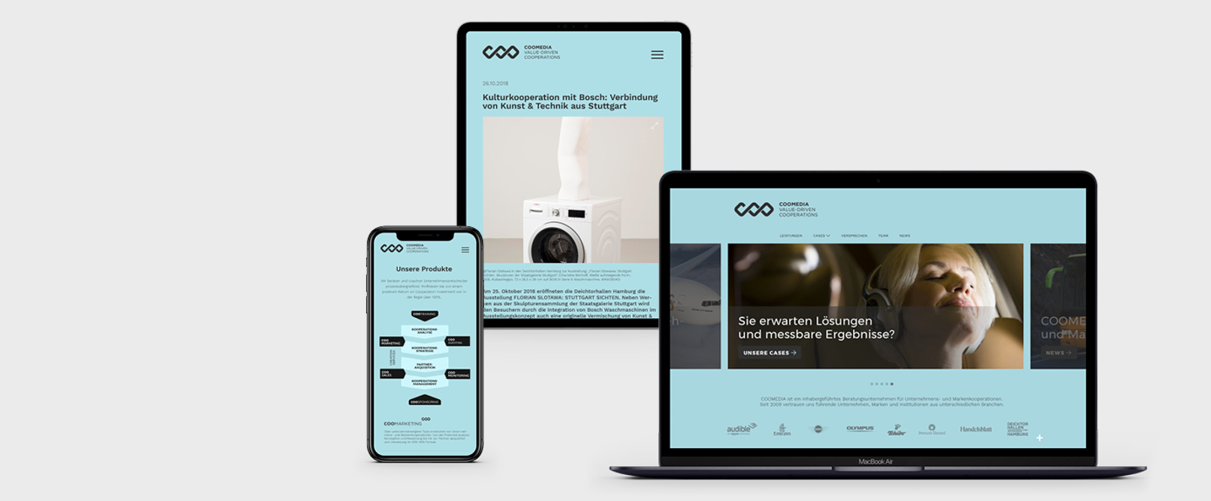 <span class='sliderHeadline1'>COOMEDIA</span><span class='sliderHeadline2'>Visual Identity für<br>die Kooperations-<br>Agentur  ››</span>